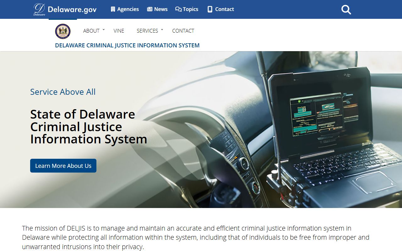 Delaware Criminal Court Records criminal justice information system